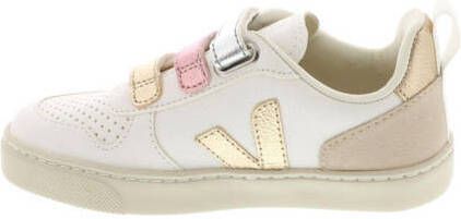Veja leren sneakers wit goud roze Meisjes Leer Meerkleurig 33 - Foto 3