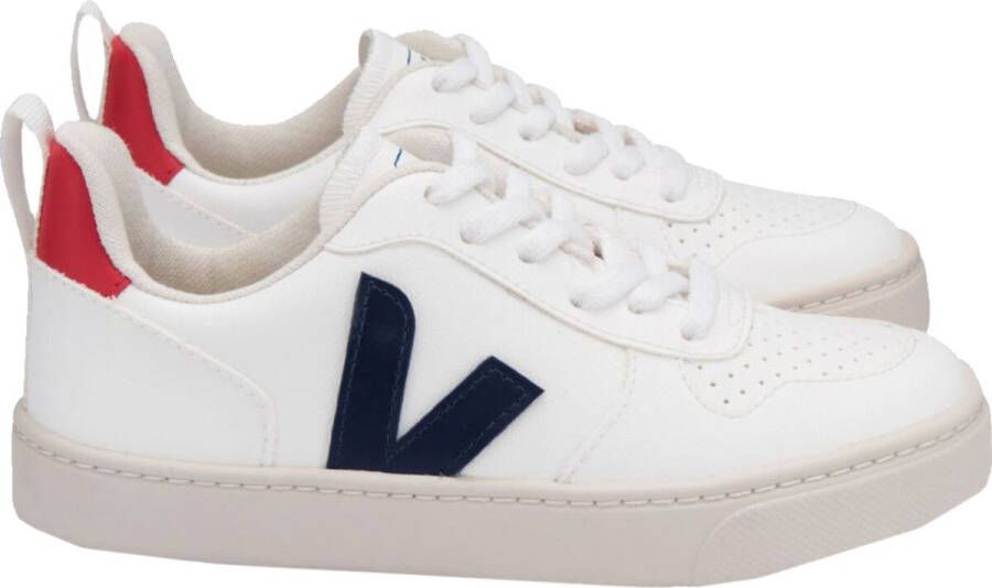 Veja V 10 Leather n Sneakers Sportschoenen Schoenen Leer Vegan Wit VX021267A - Foto 6