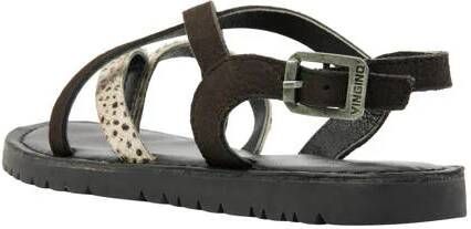 VINGINO Coco leren sandalen met dierenprint zwart wit Meisjes Leer Dierenprint 34