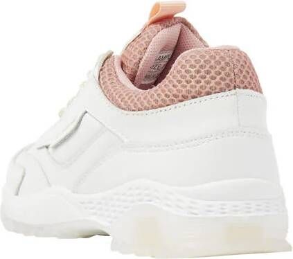 VINGINO Fenna II leren sneakers wit roze Meisjes Leer Meerkleurig 28