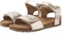 VINGINO Floor Premium leren sandalen goud metallic Leer Effen 26 - Thumbnail 3