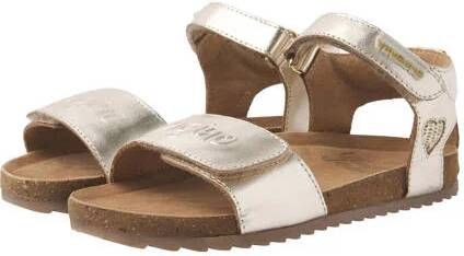 VINGINO Floor Premium leren sandalen goud metallic Leer Effen 25 - Foto 3