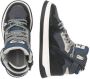 VINGINO Joshua mid leren sneakers blauw Jongens Leer Meerkleurig 36 - Thumbnail 5