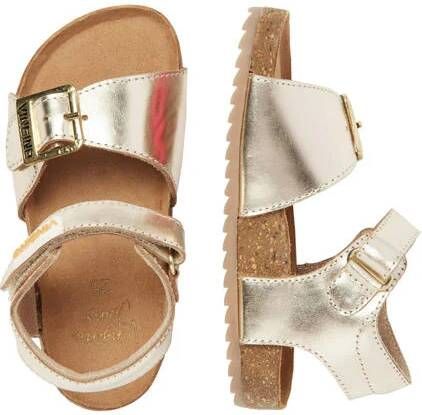 VINGINO Lucy leren sandalen goud metallic Meisjes Leer Effen 25