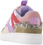 VINGINO Milou leren sneakers wit roze Multi Meisjes Leer Meerkleurig 28 - Thumbnail 3