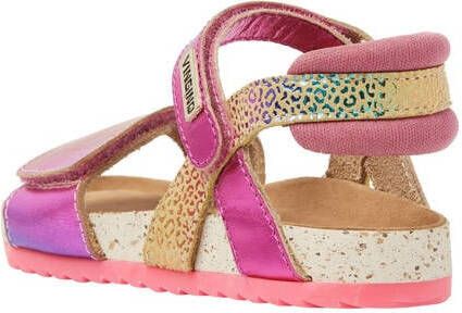 VINGINO Naomi leren sandalen roze multi Meisjes Leer Meerkleurig 24