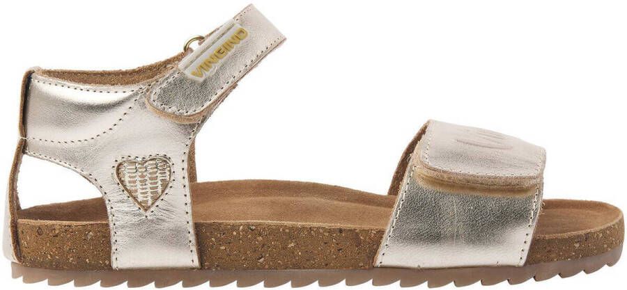 VINGINO Floor Premium leren sandalen goud metallic Leer Effen 25 - Foto 2