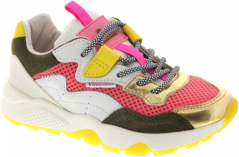 Vingino Mila Lage sneakers Leren Sneaker Meisjes Wit - Foto 6