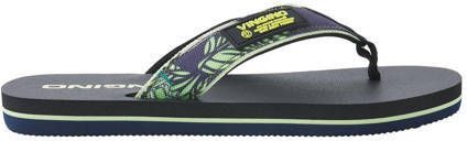 VINGINO teenslippers zwart Jongens Textiel 28 | Teenslipper van