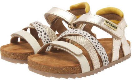 VINGINO Vienna leren sandalen goud metallic Meisjes Leer Meerkleurig 25