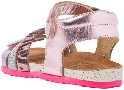 VINGINO Vikki leren sandalen met dierenprint roze Meisjes Leer Dierenprint 26 - Foto 2