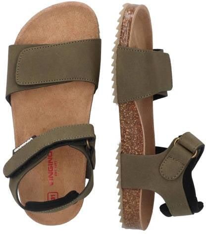 Vingino VIN826413-769 Jongens Platte Sandalen Groen Leer Klittenband - Foto 2