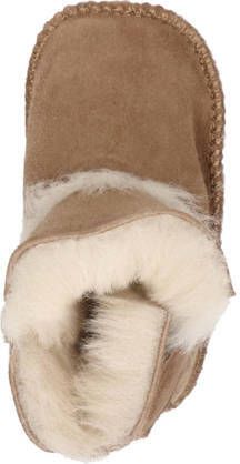 Warmbat Australia suede babyschoenen cognac Bruin Effen 20 21