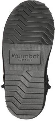 Warmbat Australia Wallaby gevoerde suède enkelboots zwart Jongens Meisjes Suede 32