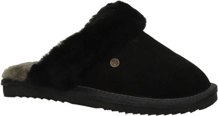 Warmbat Australia leren pantoffels zwart Leer Effen 33 - Foto 2