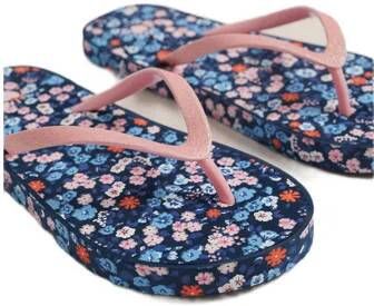 WE Fashion teenslippers blauw roze Meisjes Rubber 28 29