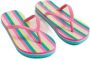 WE Fashion teenslippers roze groen geel Meisjes Rubber 28 29 - Thumbnail 1