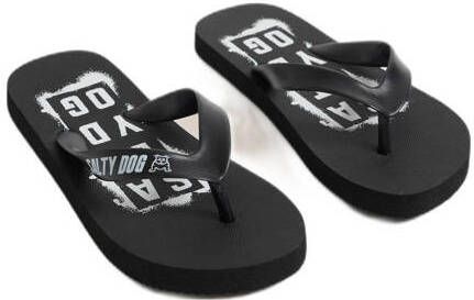 WE Fashion teenslippers zwart Jongens Rubber 34 35 - Foto 3