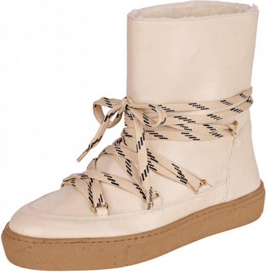 Alba moda Boot met sierveters Offwhite