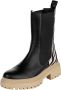 Alba moda Chelsea boot Zwart Wit - Thumbnail 1