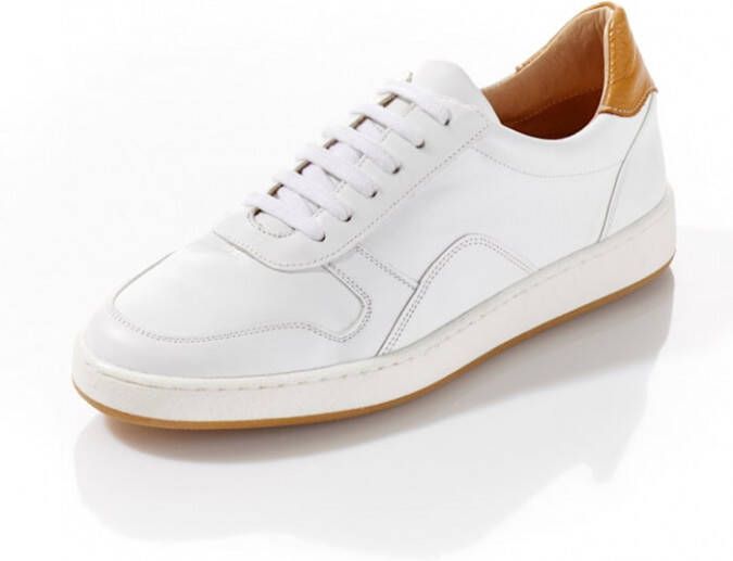 Alba moda Court sneaker Cognac Wit