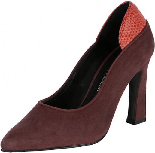 Alba moda Pump in modieuze kleurencombinatie Aubergine