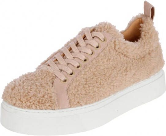 Alba moda Sneaker in teddylook Roze