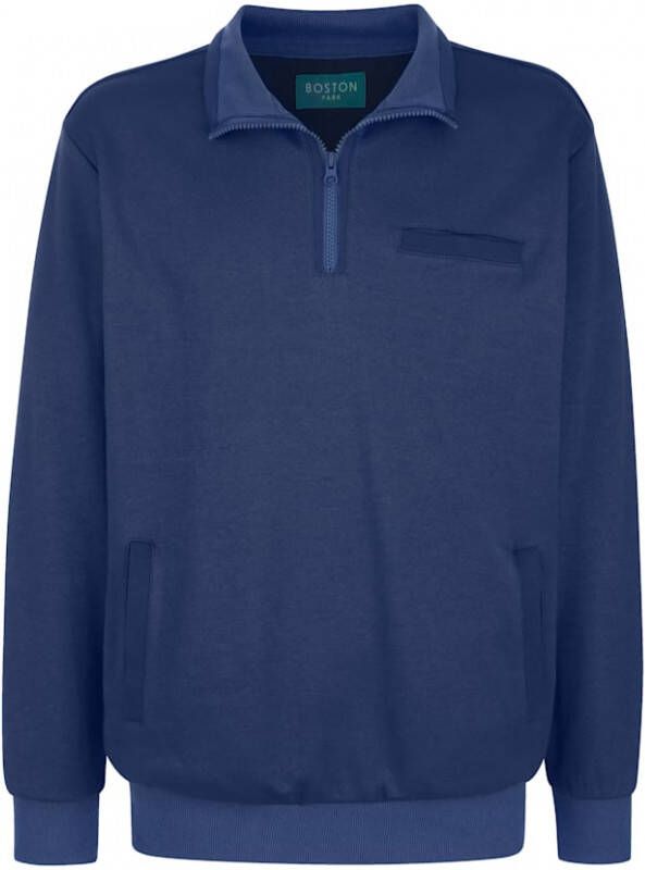 Boston Park Sweatshirt van sneldrogend materiaal Royal blue Donkerblauw