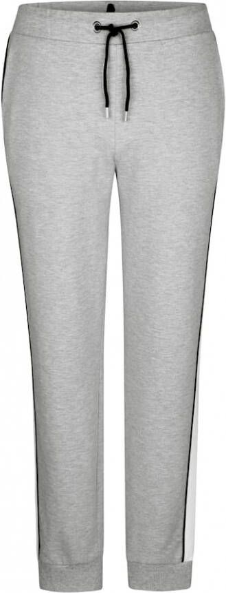 G Gregory Joggingbroek met contrastkleurige inzetten opzij Grijs
