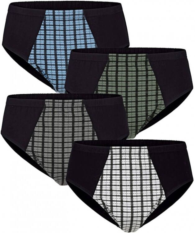 G Gregory Slip met gedessineerde inzetten 4x zwart