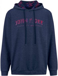 John F. Gee Sweatshirt met modieuze print Marine