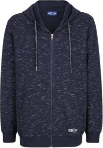John F. Gee Sweatvest van gemêleerd materiaal Marine