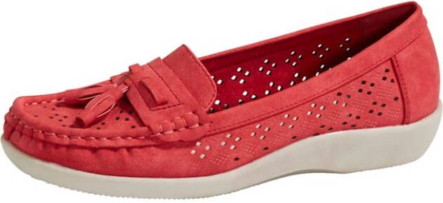 Julietta Mocassin met kwastje Rood