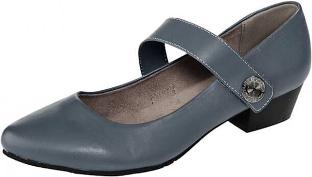 Liva Loop Pump met klittenband op de wreef Blauw