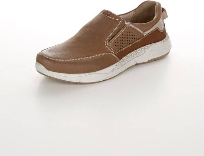 Roger Kent Instapper met zomerse perforaties Bruin