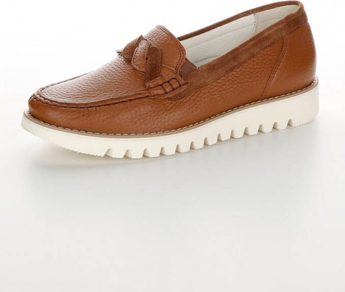 Waldläufer Mocassin van generfd hertennappa Cognac