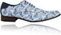 Lureaux Azure Bird Garden Kleurrijke Schoenen Voor Heren Veterschoenen Met Print - Thumbnail 2