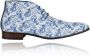 Lureaux Azure Bird Garden High Kleurrijke Schoenen Voor Heren Veterschoenen Met Print - Thumbnail 2