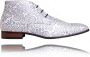 Lureaux Blue Horizon Flower High Kleurrijke Schoenen Voor Heren Veterschoenen Met Print - Thumbnail 2