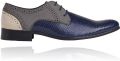 Lureaux Blue LRX Signature Kleurrijke Schoenen Voor Heren Veterschoenen Met Print - Blauw