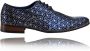 Lureaux Blue Majesty Kleurrijke Schoenen Voor Heren Veterschoenen Met Print - Thumbnail 2