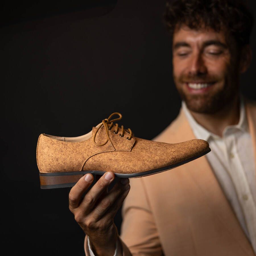 Lureaux Cork . Handgemaakte Nette Schoenen Voor Heren