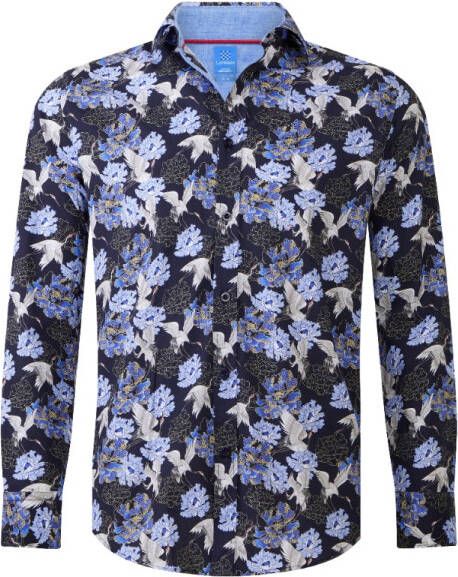 Lureaux Crane Bird Overhemd-XXL Handgemaakte Nette Schoenen Voor Heren