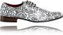 Lureaux Doodle Arty Kleurrijke Schoenen Voor Heren Veterschoenen Met Print - Thumbnail 2