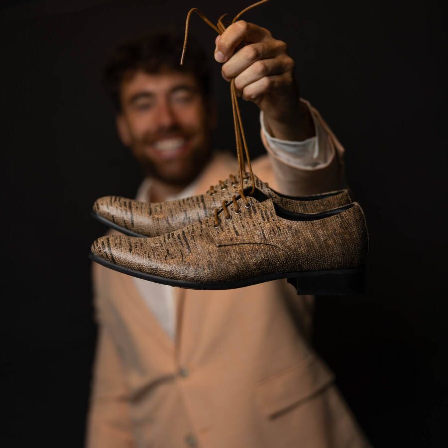 Lureaux Earth Terrain Handgemaakte Nette Schoenen Voor Heren