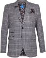 Lureaux Gentleman Gray XXXL Handgemaakte Nette Schoenen Voor Heren - Grijs