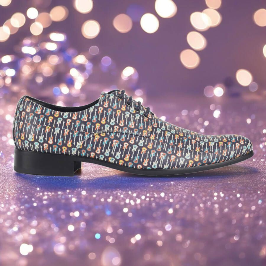 Lureaux Guitar Handgemaakte Nette Schoenen Voor Heren