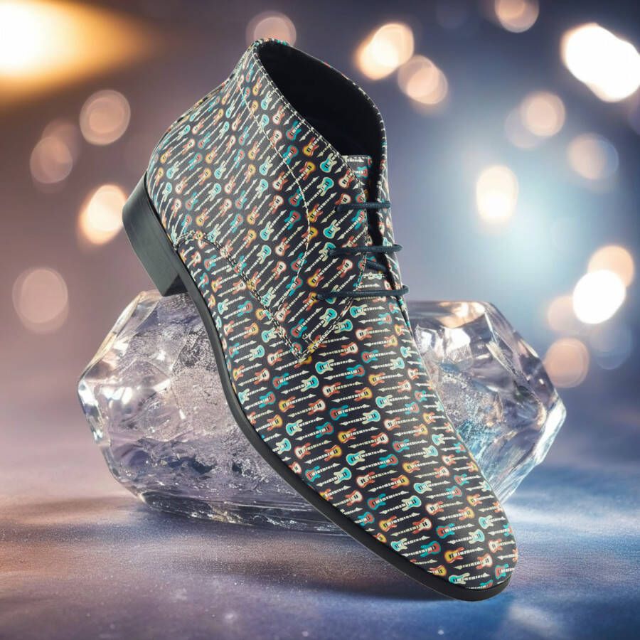 Lureaux Guitar High Handgemaakte Nette Schoenen Voor Heren