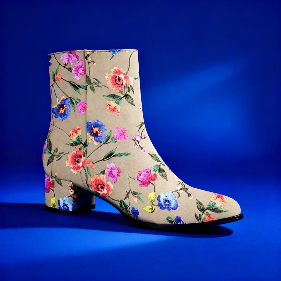 Lureaux Blanc Velour Flora lady Boot Handgemaakte Nette Schoenen Voor Heren