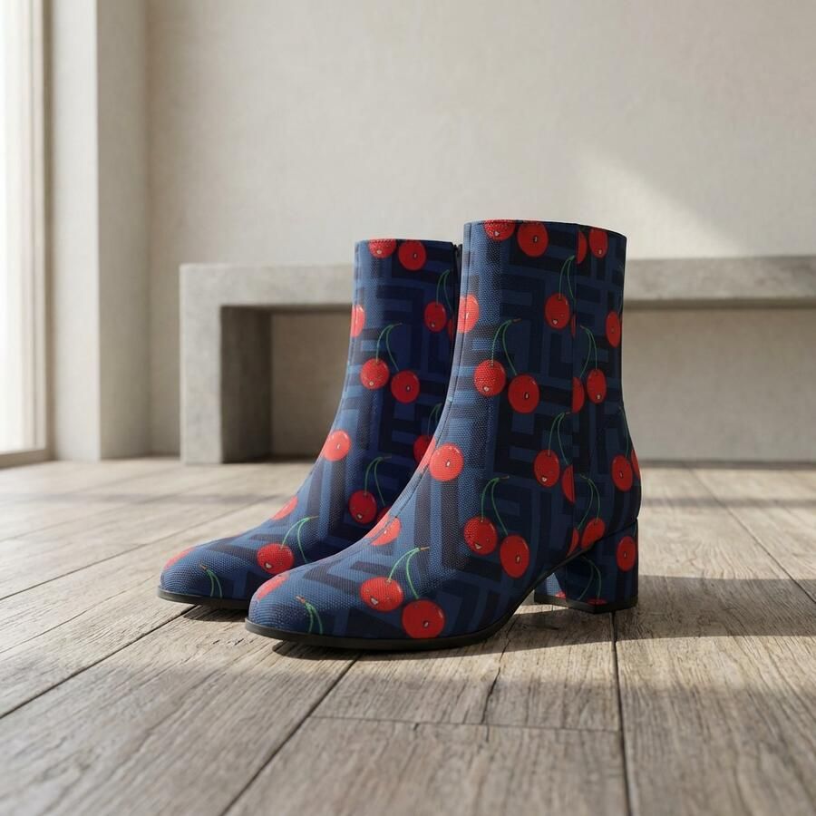 Lureaux Cherry Chic Lady Boot Handgemaakte Nette Schoenen Voor Heren